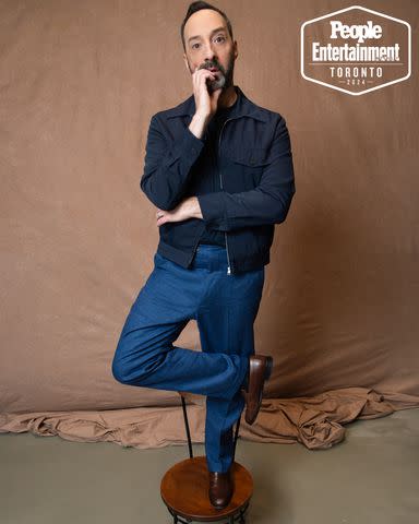 <p>Ben Trivett/Shutterstock</p> Tony Hale (Sketch) Photographed in the PEOPLE, EW and Shutterstock Toronto International Film Festival 2024 Portrait Studio on September 8, 2024 in Toronto, Ontario, Canada.