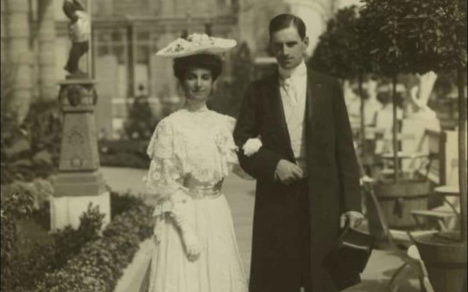 Stanley and Katharine McCormick, pictured at the Chateau de Prangins in Nyons, outside Geneva