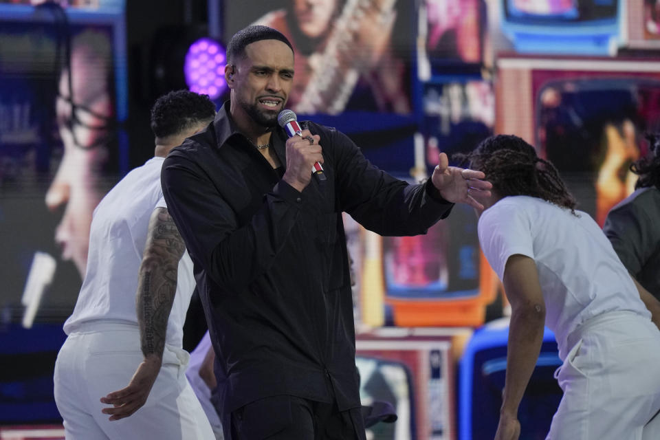Ashley Banjo and Diversity performed at the late Queen's Platinum Jubilee concert earlier this year. (WPA Pool/Getty)