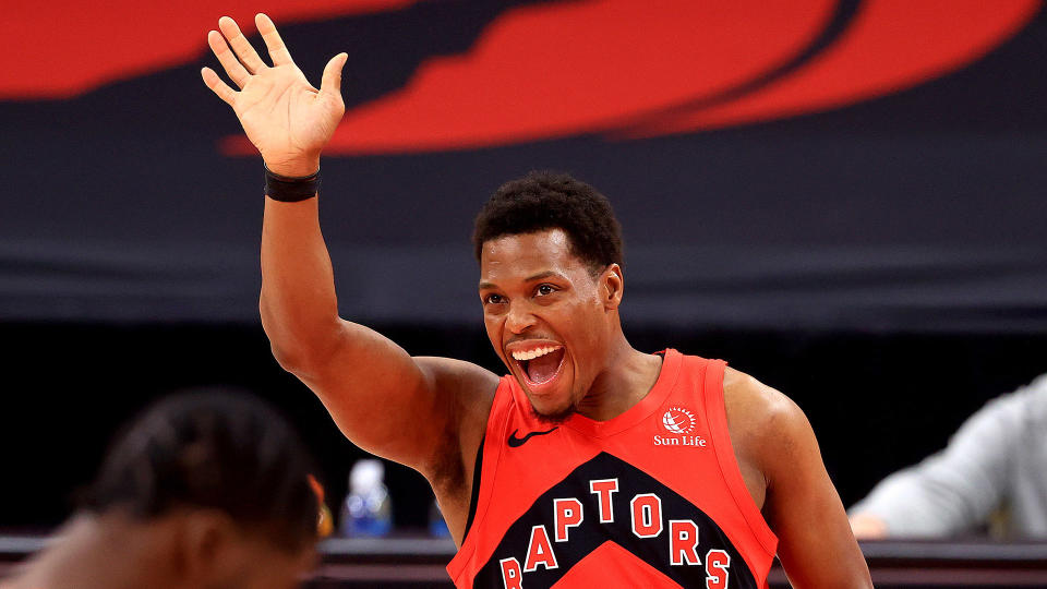 Hey! Yes, you. Subscribe to the Raptors Reaction newsletter using the link below. (Photo by Mike Ehrmann/Getty Images)