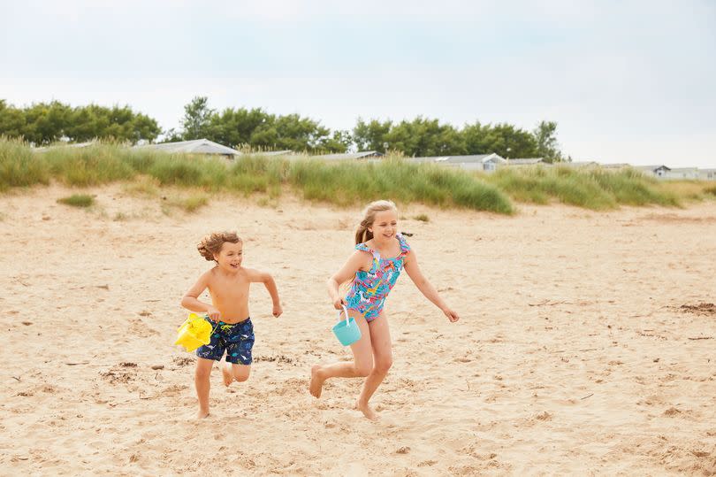 Children on the beach