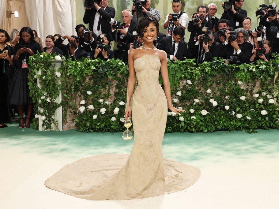 Tyla attends the 2024 Met Gala.