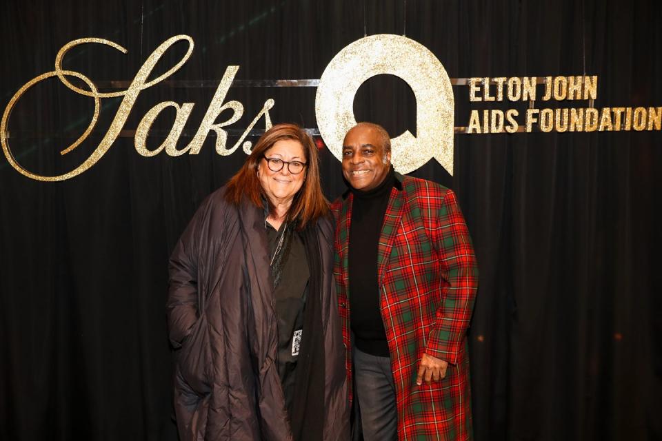 Fern Mallis and Jeffery Banks.