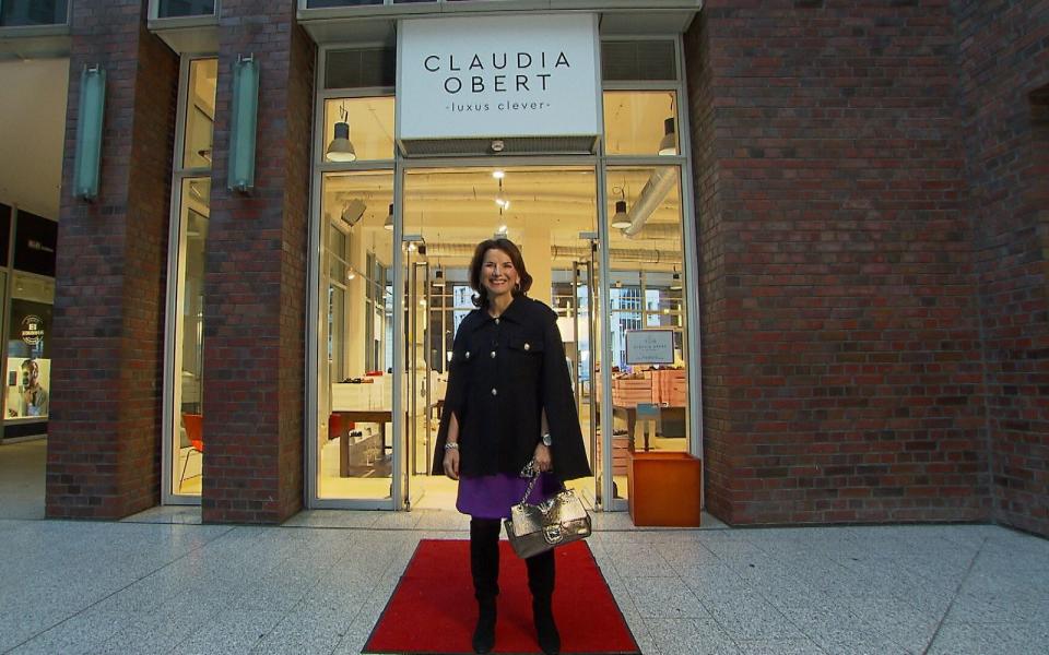 Claudia Obert wurde mit Luxusmode wohlhabend. (Bild: Kabel Eins)