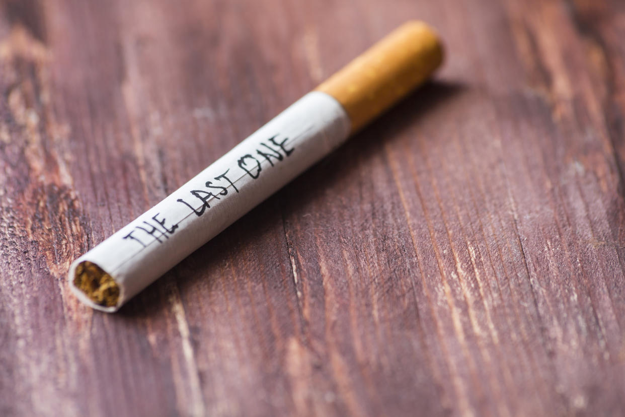 Can your body ever really recover from social smoking? [Photo: Getty]