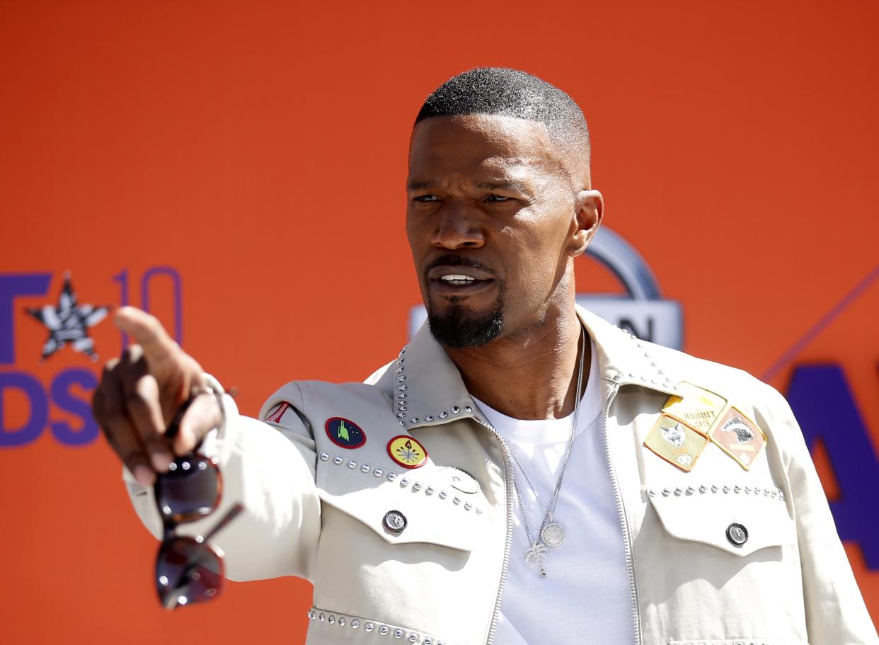 Jamie Foxx arrives for the 2018 BET Awards in Los Angeles on June 24, 2018. (Photo: Reuters/Danny Moloshok)