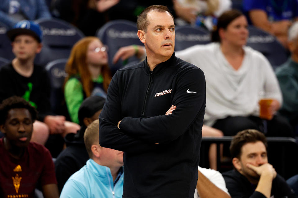 Frank Vogel is out as coach of the Phoenix Suns after one season.  (David Berting/Getty Images)