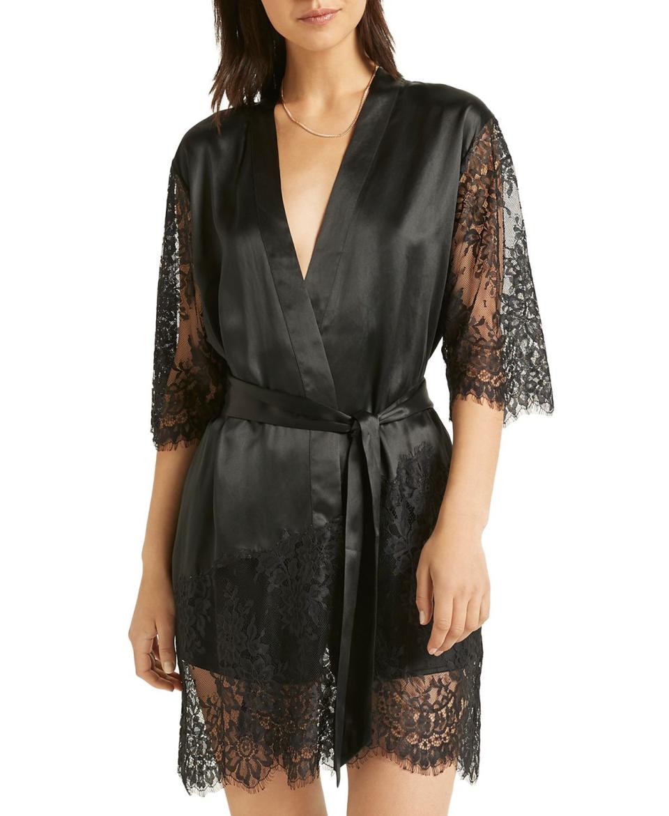 Silk Lace Robe