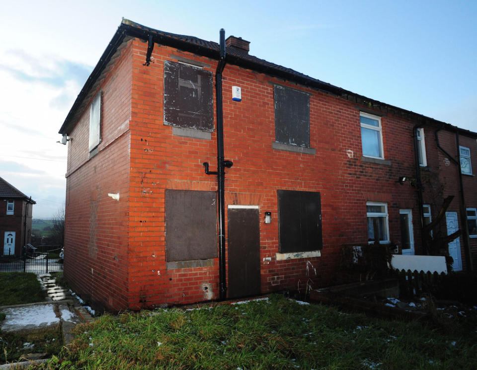 The house at Moorside Road, Dewsbury Moor, West Yorkshire, the former home of Shannon Matthews (Picture: PA)