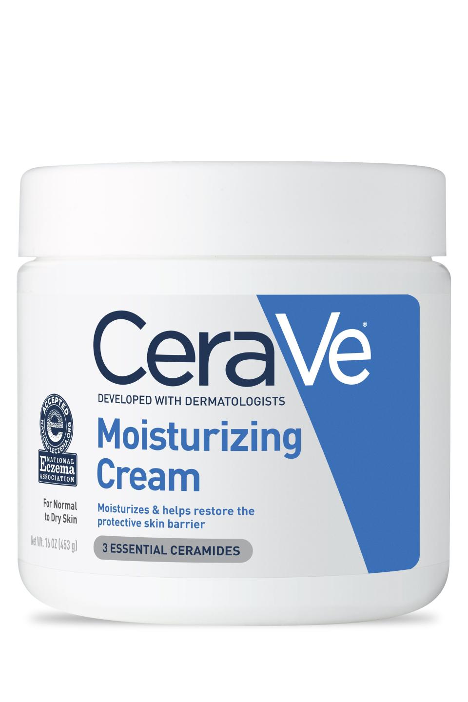 11) CeraVe Moisturizing Cream for Normal to Dry Skin
