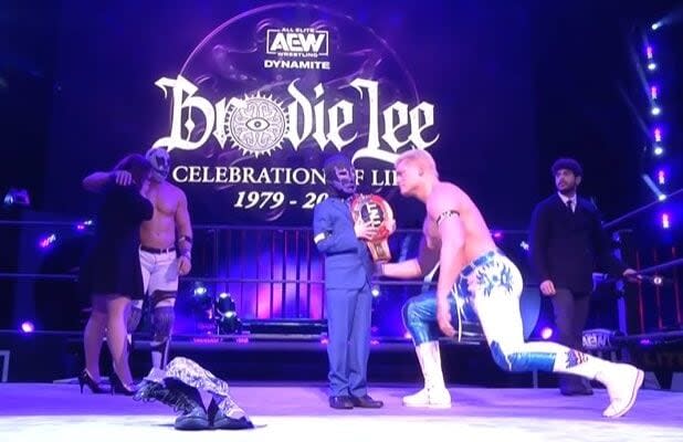 AEW Honors Brodie Lee by Retiring TNT Championship Belt and