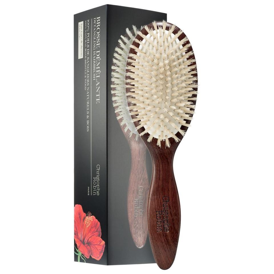 2) Boar Bristle Detangling Paddle Hairbrush