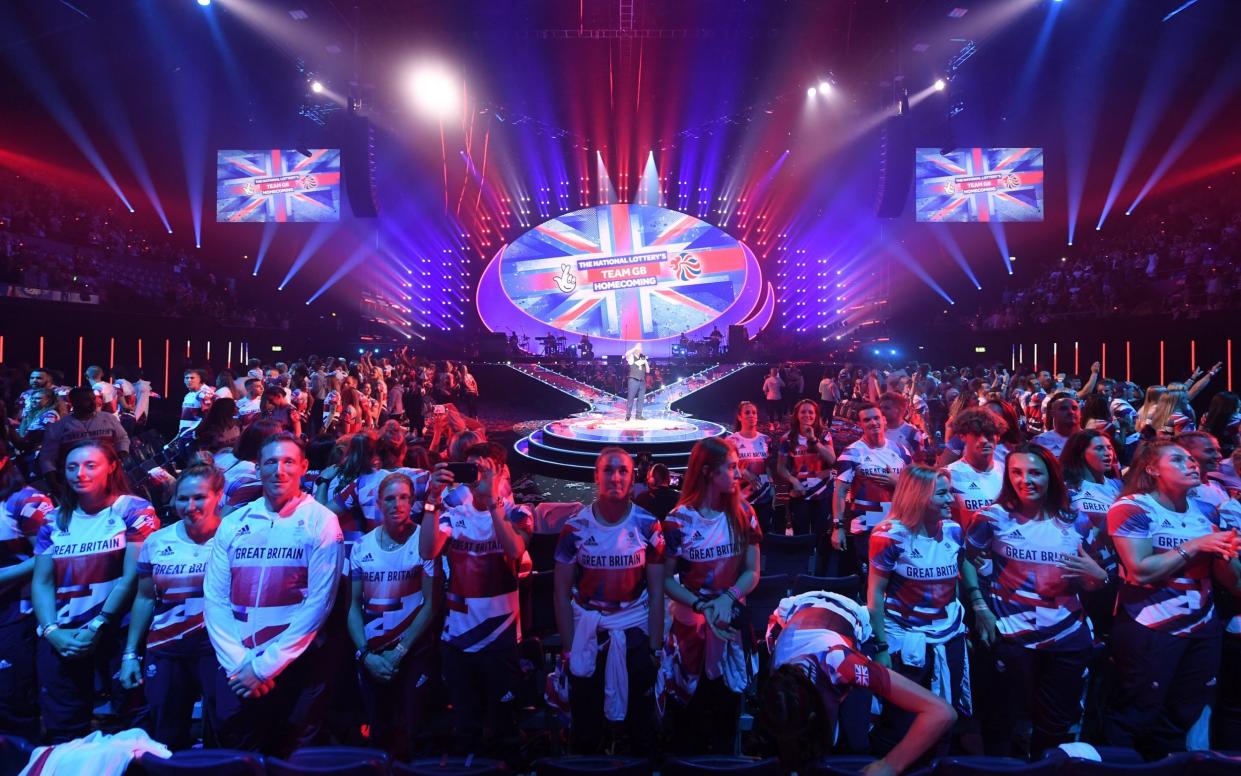 Olympians at the Team GB Homecoming concert, Wembley Arena - Ian Gavan/Getty