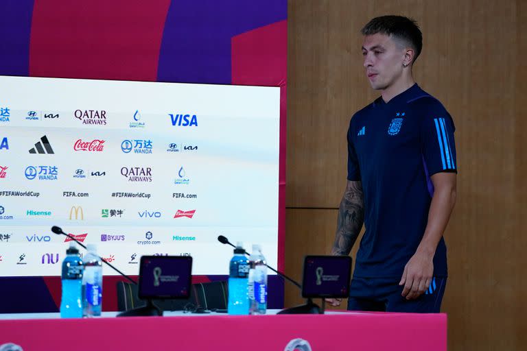 Conferencia de prensa de Lionel Scaloni y Lisandro Martinez