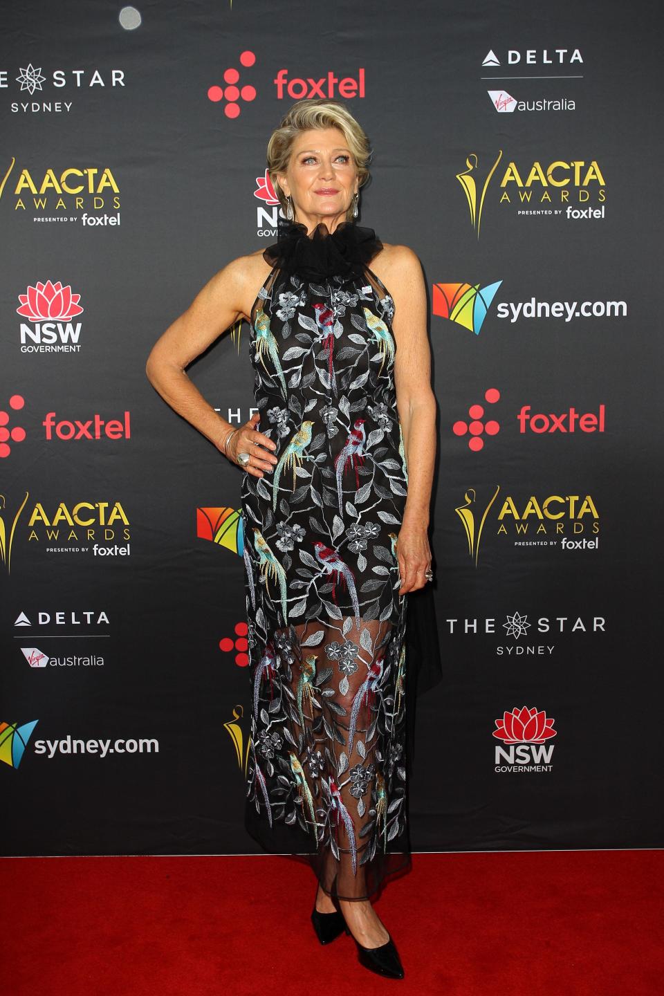 Sophie Monk and Simon Baker bring plenty of glam to AACTAs red carpet