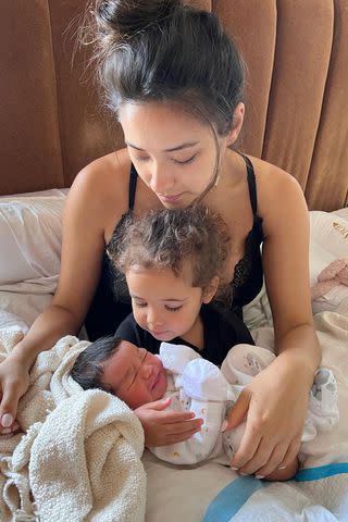 <p>Shay Mitchell/ Instagram</p> Shay Mitchell with her daughters, Atlas and Rome