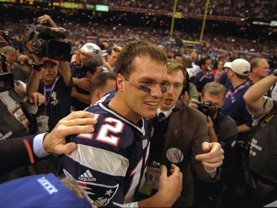 Tom Brady first super bowl