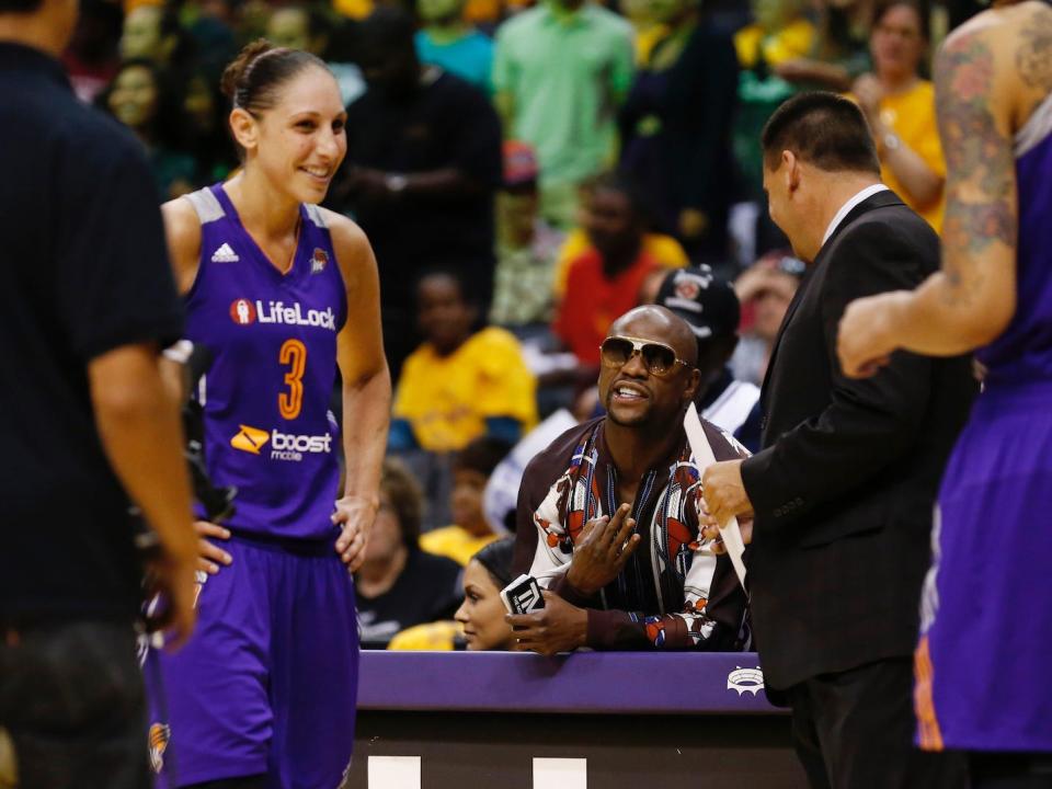 Floyd Mayweather Diana Taurasi