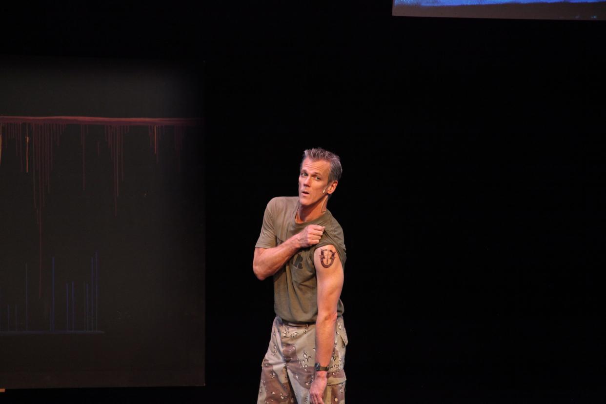 Theater, film and TV actor Kevin McClatchy will portray a special forces veteran in the one-man play “Scrap Heap,” which he wrote, at the Wexner Center for the Arts on Thursday and Friday.