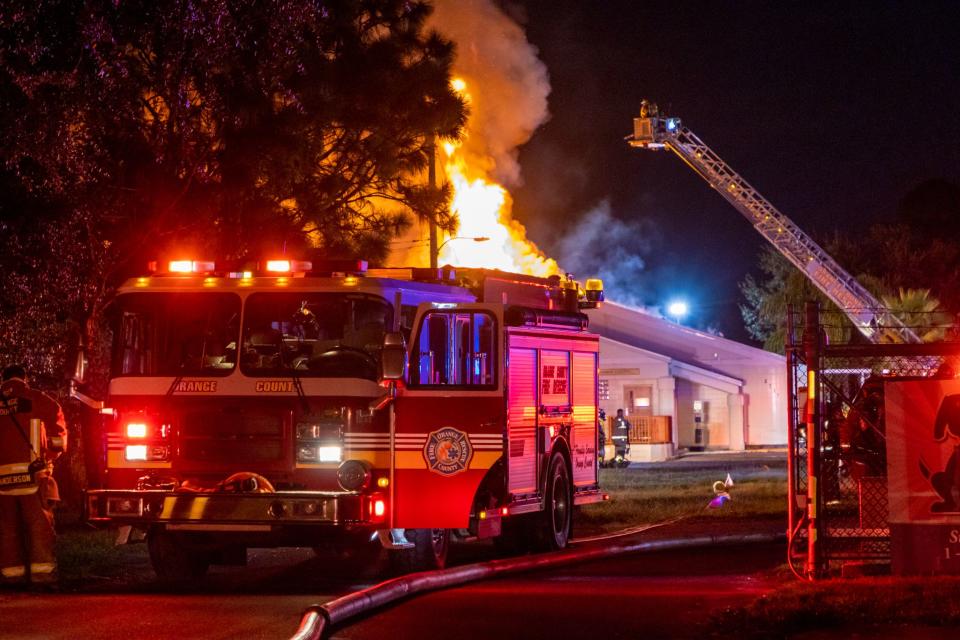 Dozens of dogs were safe and dozens of cats are feared dead after a fire at the Pet Alliance of Greater Orlando on Conroy Road.