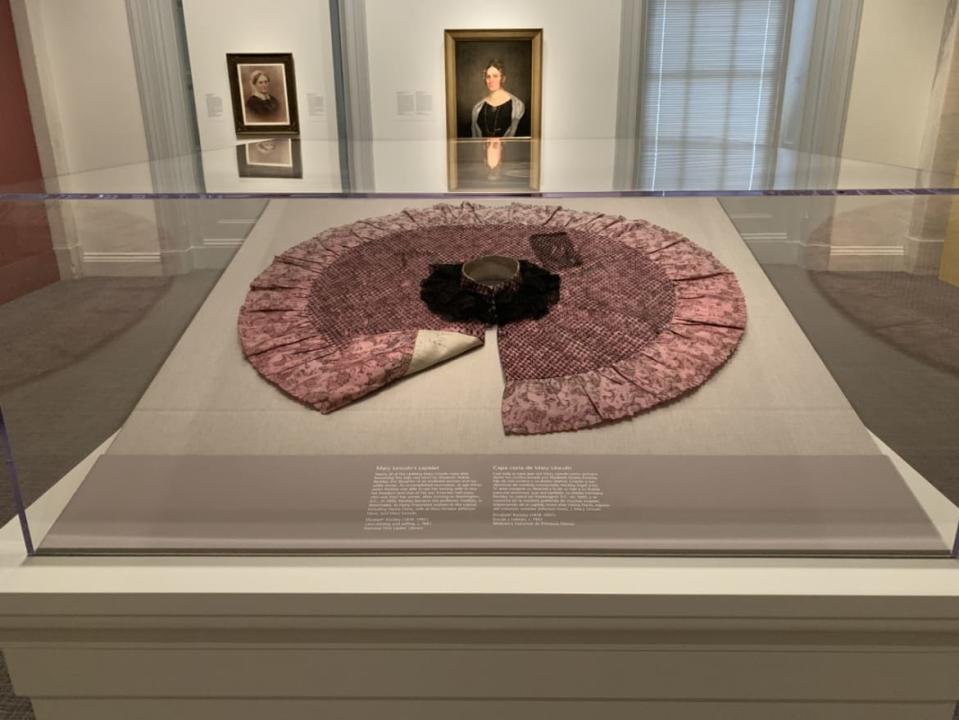 <div class="inline-image__caption"><p>Mary Todd Lincoln’s capelet by Elizabeth Keckley, circa 1861. </p></div> <div class="inline-image__credit">Smithsonian’s National Portrait Gallery</div>