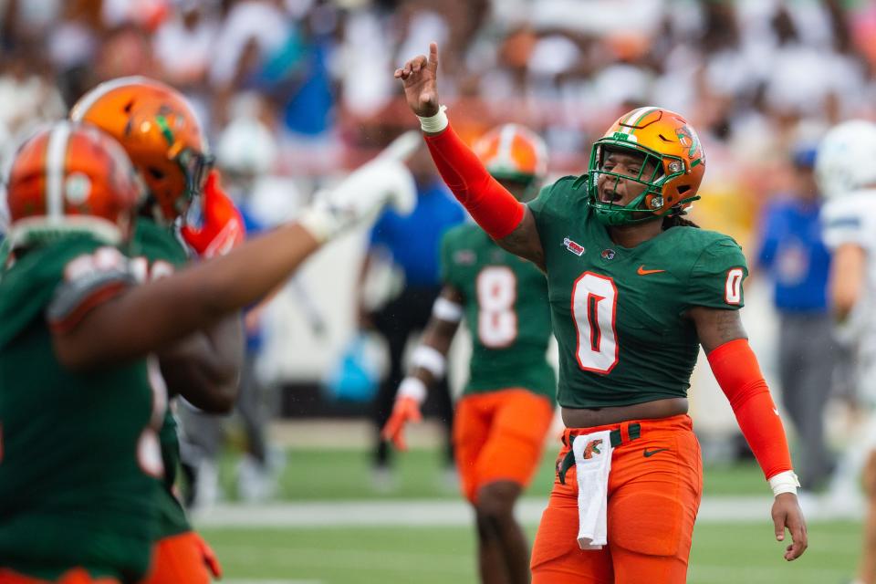 The Florida A&M Rattlers lead the West Florida Argonauts heading into the fourth quarter on Saturday, Sept. 16, 2023.