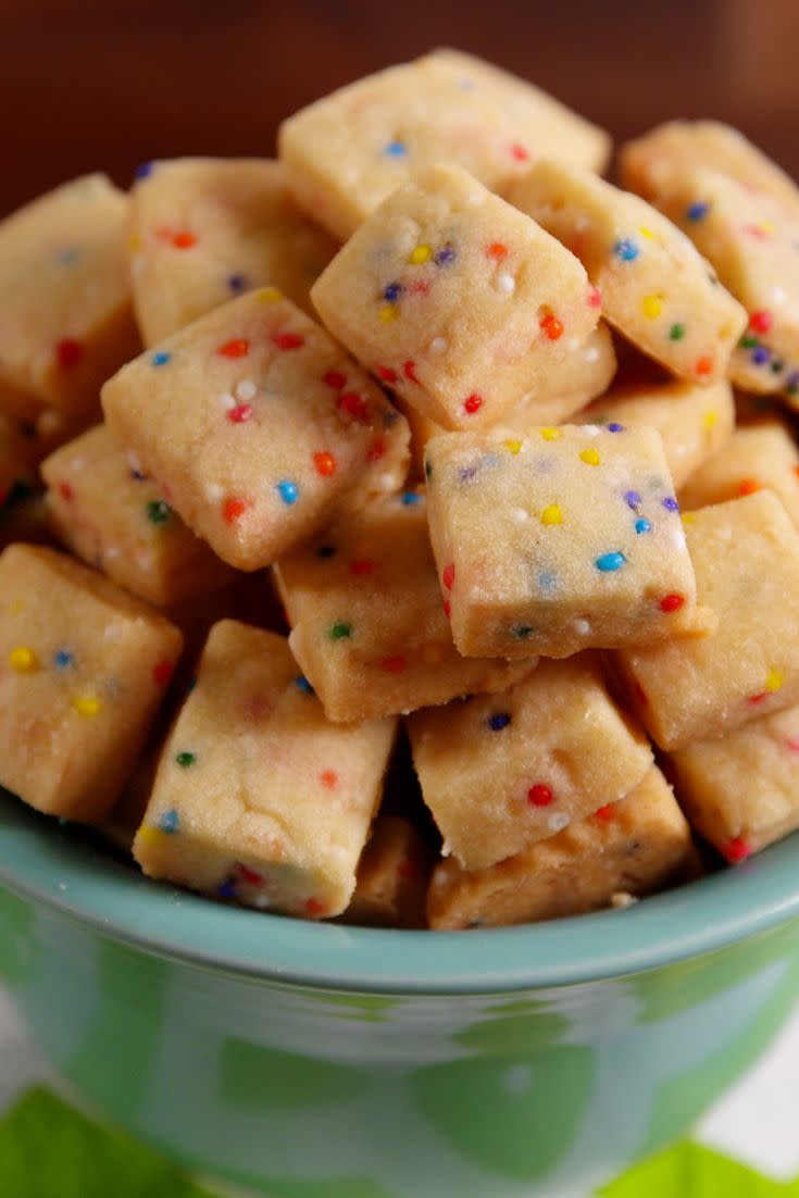 Funfetti Shortbread Bites