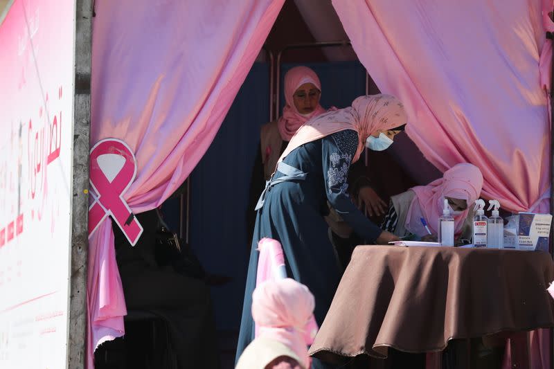 "It isn't a shame" campaign to encourage Gaza women to test for cancer