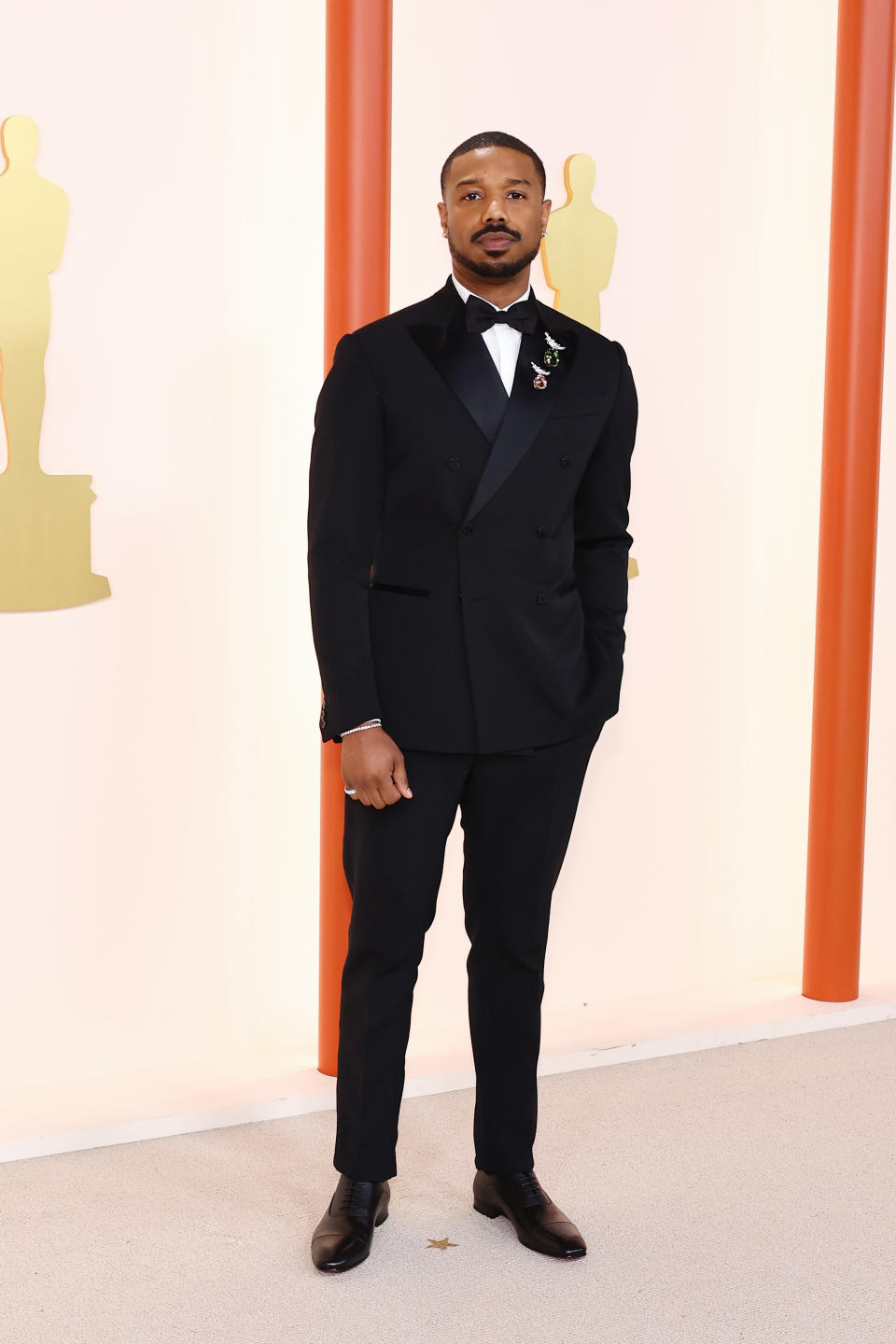 HOLLYWOOD, CALIFORNIA - MARCH 12: Michael B. Jordan attends the 95th Annual Academy Awards on March 12, 2023 in Hollywood, California. (Photo by Arturo Holmes/Getty Images )