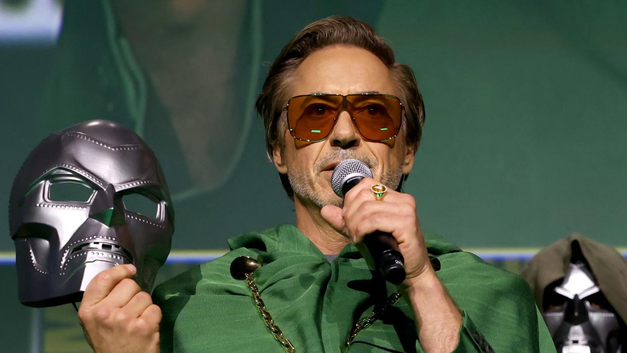 There's a long time to wait before we'll see Robert Downey Jr as Doctor Doom. (Getty/Disney)