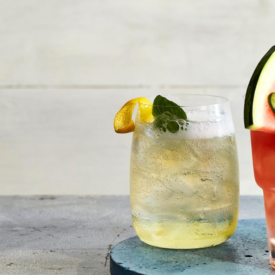 Lemon Basil Spritzer