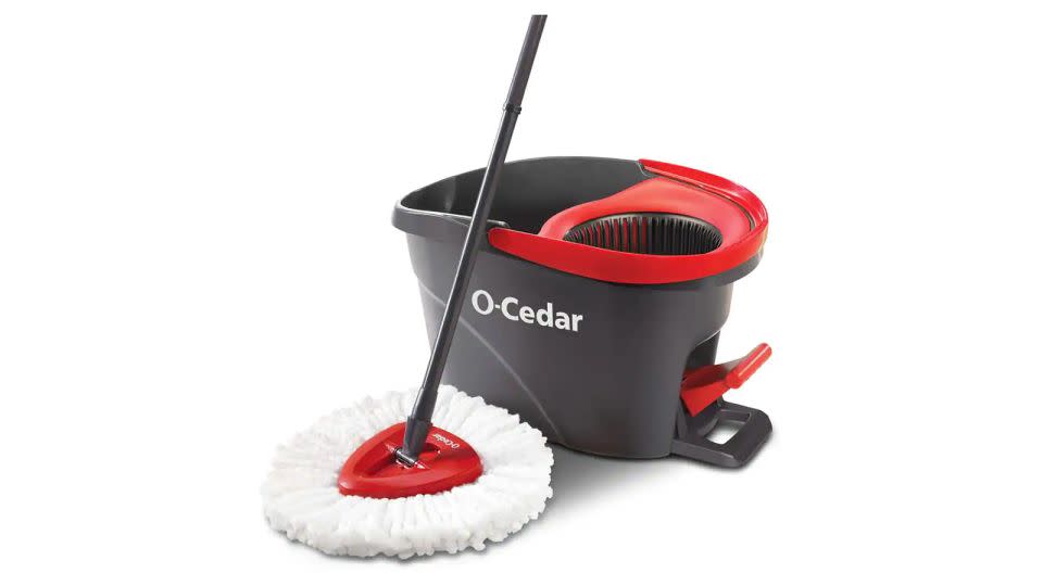 O-Cedar EasyWring Microfiber Spin Mop and Bucket System - The Home Depot