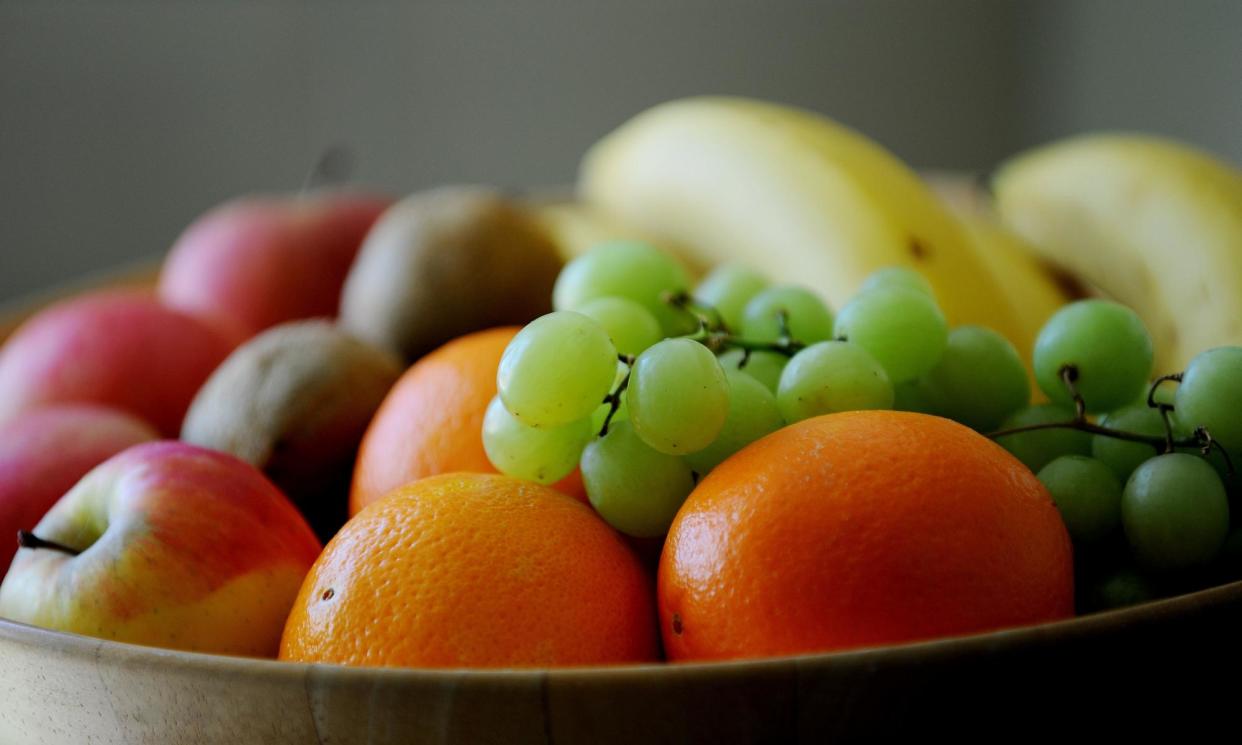 <span>Fruit bowls tend to speed up the ripening of produce by trapping ethylene. Better to try a fruit plate, says Thanh Truong. </span><span>Photograph: Nicholas.T Ansell/PA</span>