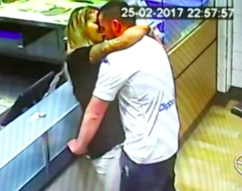 <em>Daniella Hirst and Craig Smith were filmed having sex in a branch of Domino’s (SWNS)</em>