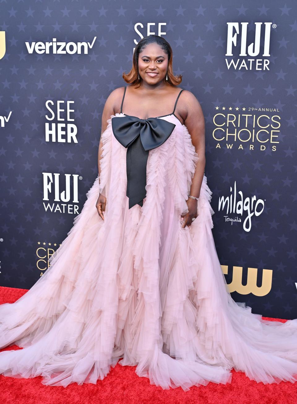 Danielle Brooks attends the 2024 Critics Choice Awards