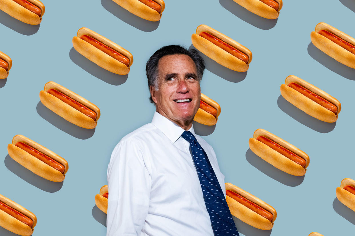 Mitt Romney; hotdogs Photo illustration by Salon/Getty Images