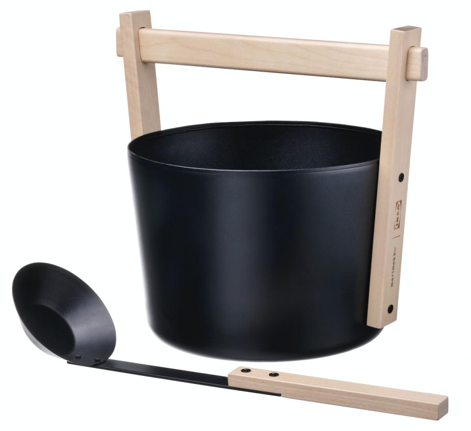 BASTUA sauna bucket with ladle