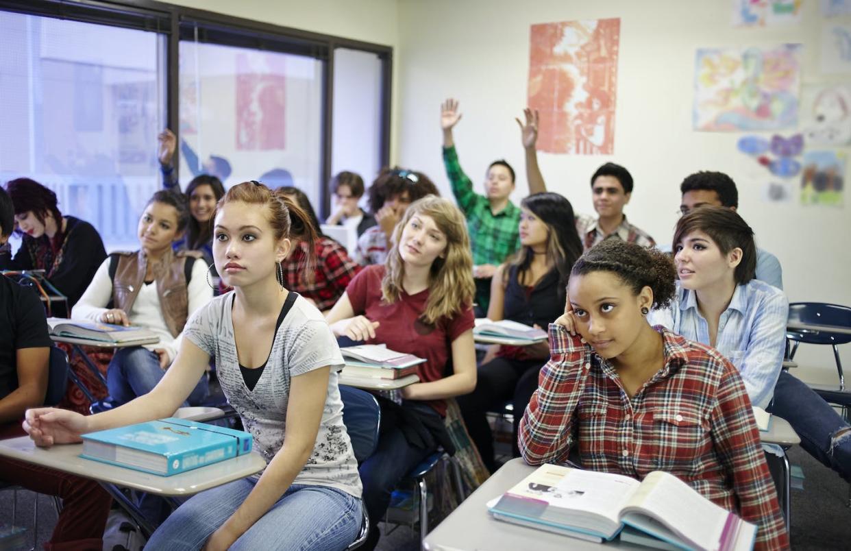 Academic gains made over the past four decades have begun to erode. <a href="https://www.gettyimages.com/detail/photo/classroom-of-teenage-students-during-class-royalty-free-image/141090015?phrase=diverse%20high%20school%20classroom&adppopup=true" rel="nofollow noopener" target="_blank" data-ylk="slk:Troy Aossey/The Image Bank via Getty Images;elm:context_link;itc:0;sec:content-canvas" class="link ">Troy Aossey/The Image Bank via Getty Images</a>