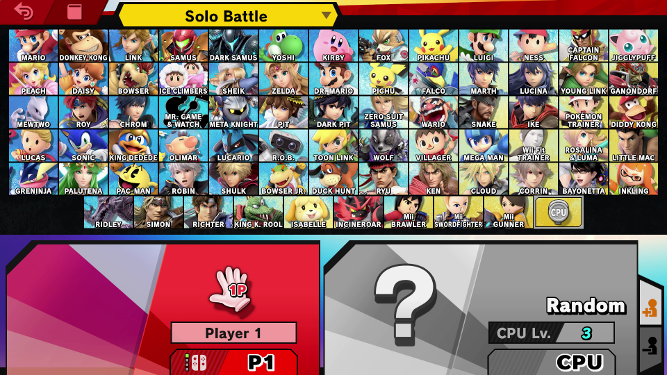 There’s an incredibly ridiculous number of fighters to choose from.