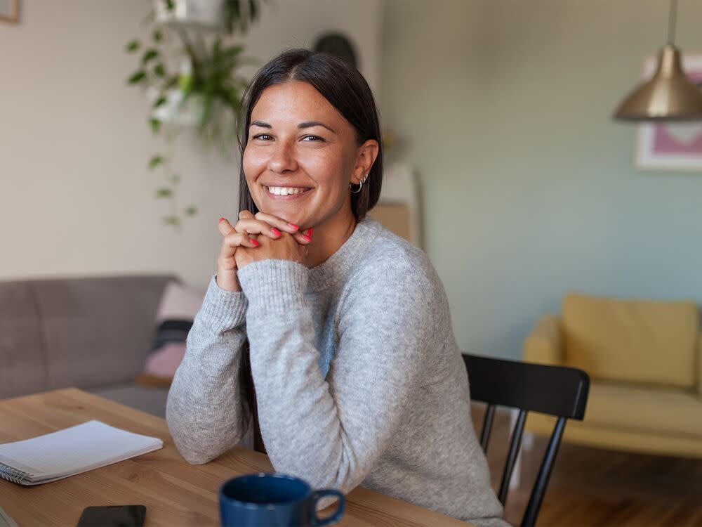 Woman Smiling