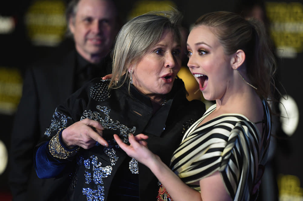 Billie Lourd had a surprising reaction the first time she watched “Star Wars”