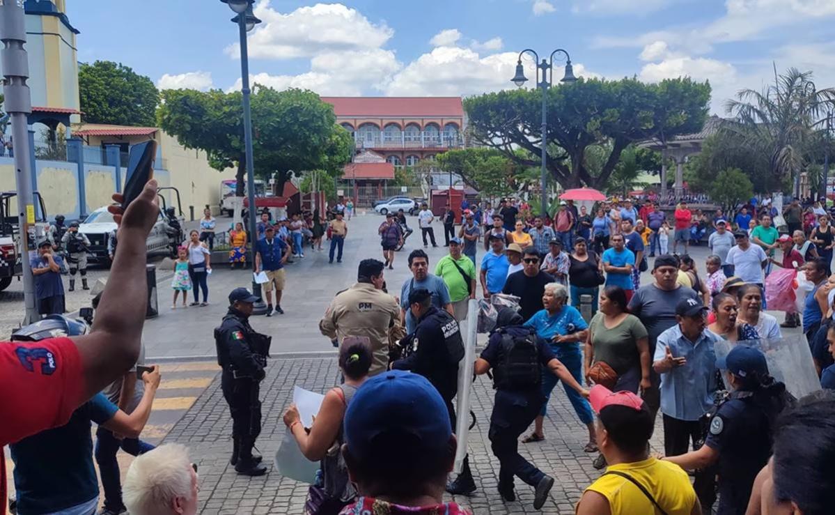 Reportan disturbios por muerte de comerciante en Veracruz