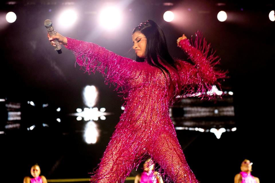 On Saturday, Cardi B performs during day 1 of Music Midtown 2019 in Atlanta.