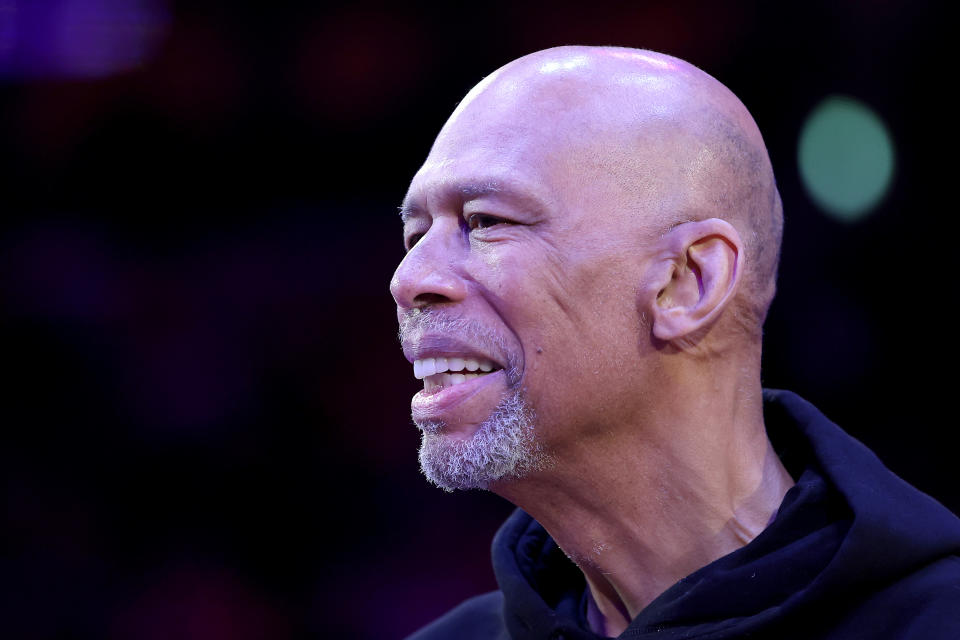 Retired basketball player Kareem Abdul-Jabbar