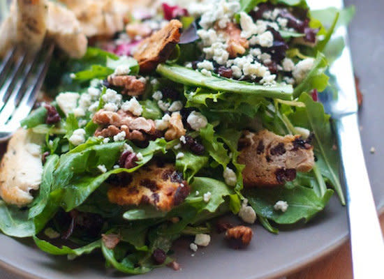 <strong>Get the<a href="http://camillestyles.com/tuesday-tastings/tuesday-tastings-apple-stilton-harvest-salad/"> Apple & Stilton Harvest Salad Recipe</a> by Camille Styles</strong>