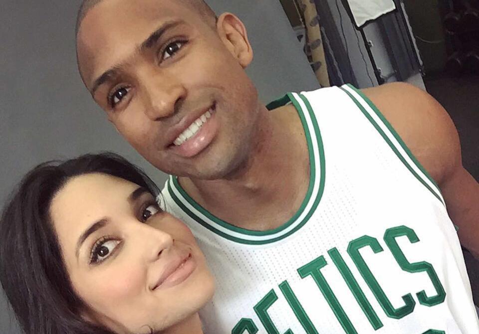 <p>Al Horford Instagram</p> Al Horford and Amelia Vega.