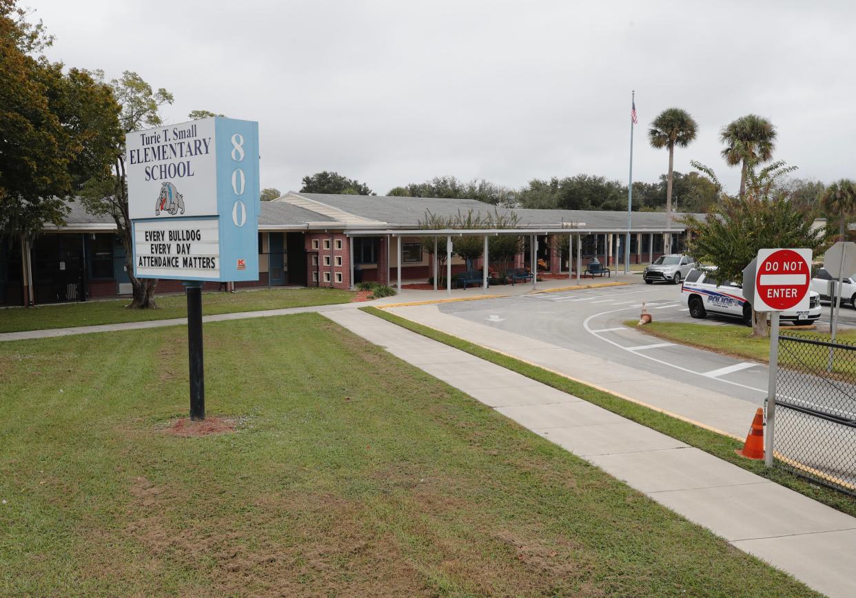 Turie T. Small Elementary School in Daytona Beach is shown on Nov. 12, 2021. The school, along with Edith I. Starke Elementary in DeLand, will finally be rebuilt with funds the Volusia County School Board is reallocating over the next few years.