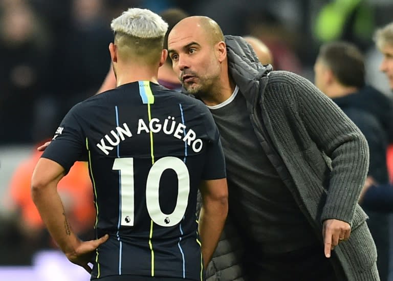 Sergio Aguero is Manchester City's top scorer this season