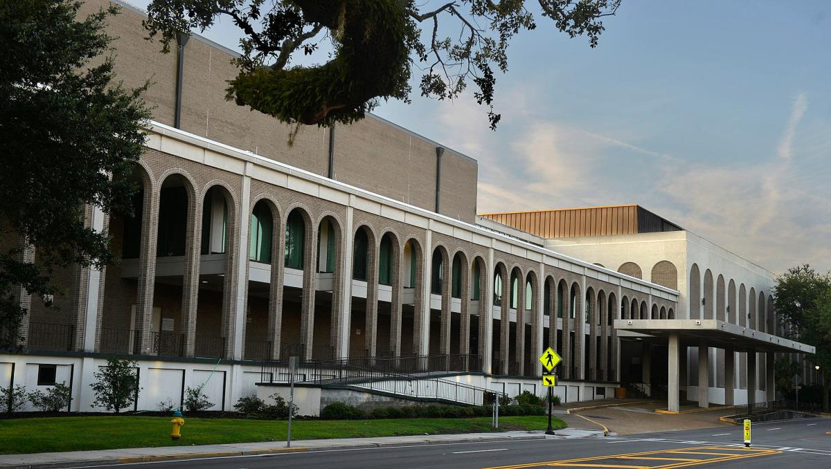 Letter The Savannah Civic Center is a historical landmark that