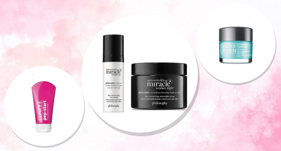 Ulta's love your skin sale features Clinique and Philosophy products for half off. (Photo: Ulta)